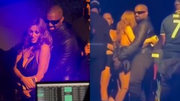 Ogień na parkiecie w Madrycie. Kanye West i ROZGOGOLONA Bianca Censori wiją się w klubie. Chemia bije po oczach? (WIDEO)