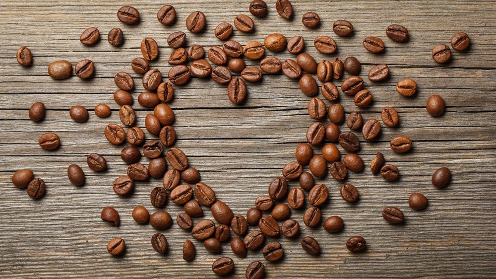 Ziarna kawy oblane mleczną czekoladą