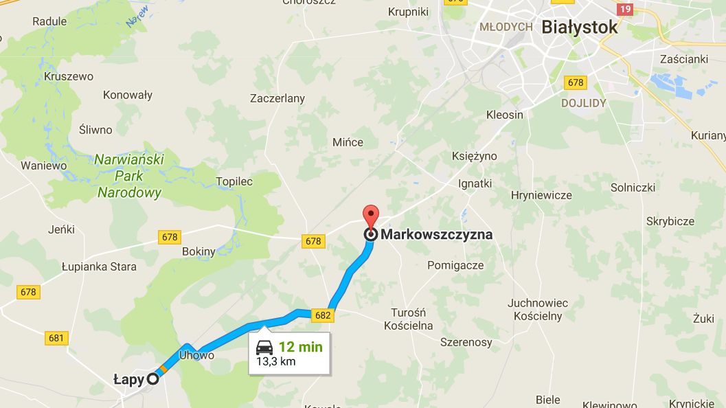 Budowa i rozbudowa drogi wojewódzkiej nr 682 na odcinku Łapy - Markowszczyzna.