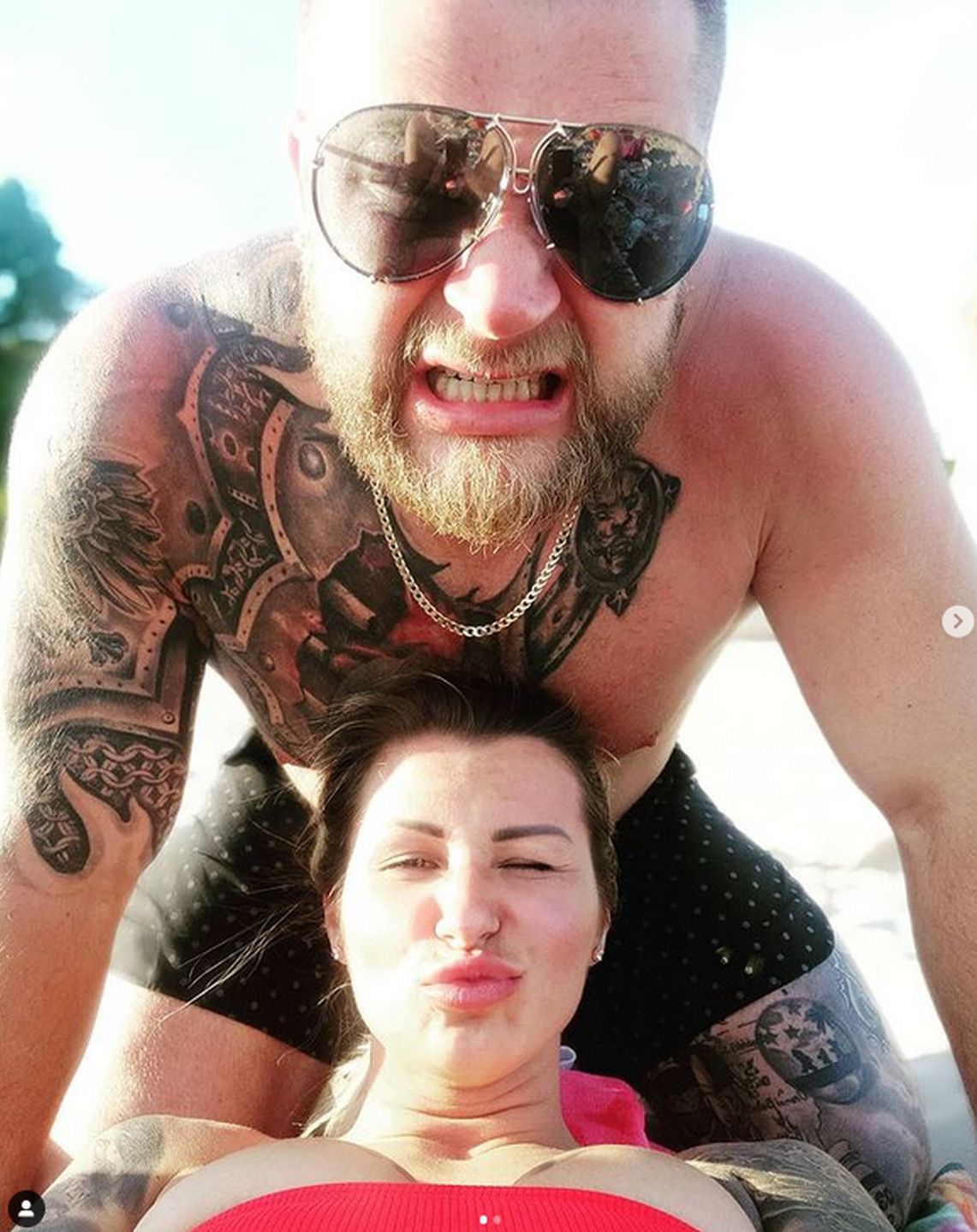 Paweł Fajdek i Sandra Cichocka