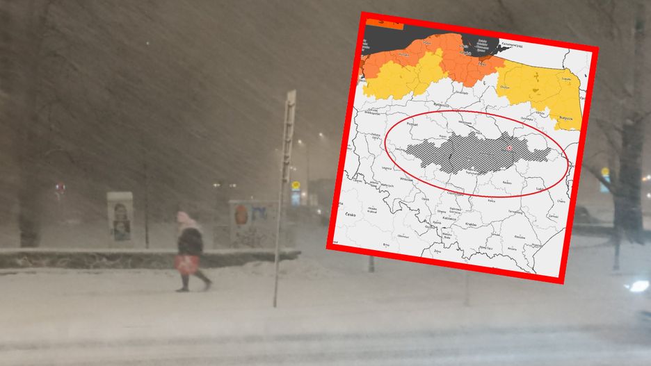 Burze śnieżne nad Polską 