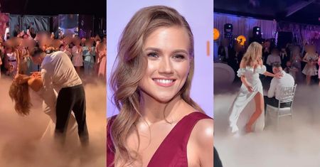 Agnieszka Kaczorowska broni pierwszego tańca Karoliny Pisarek: "ŚWIETNIE SIĘ RUSZA. Goście chwalili choreografię"