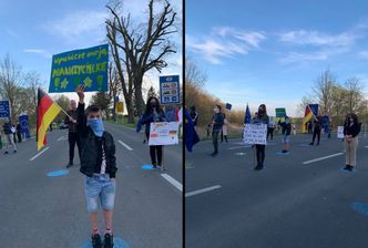 Protest mieszkańców pogranicza. "Wpuśćcie nas do domów"