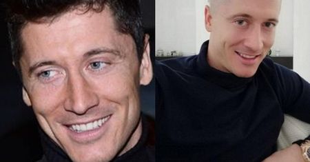 Lewandowski już NIE JEST BLONDYNEM! "Gdzie się podziały jego szare włosy?" (FOTO)