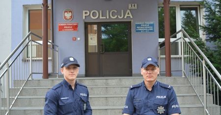 Błyskawiczna reakcja chodzieskich policjantów zapobiegła tragedii