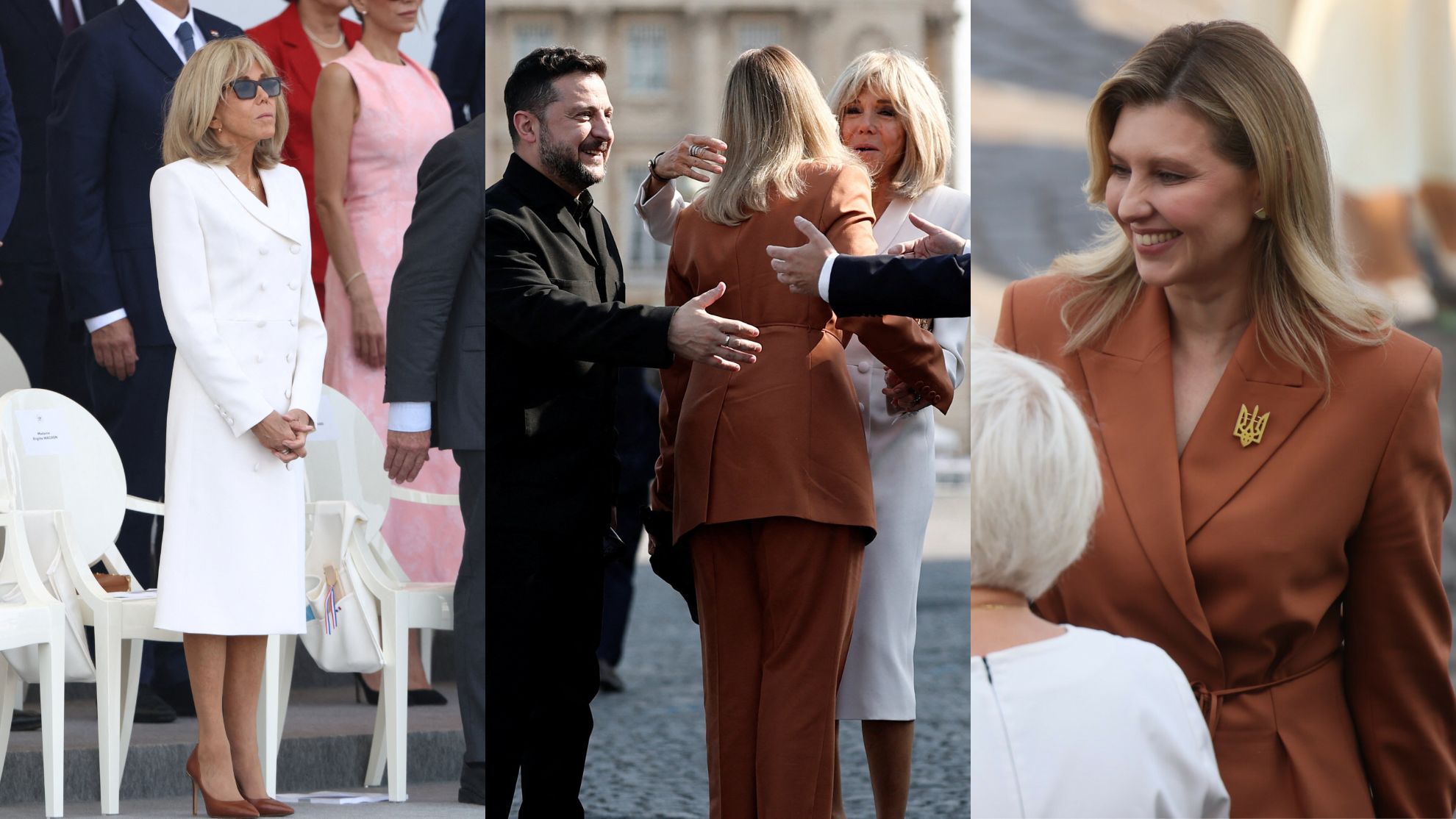 Wołodymyr Zełenski z żoną pojawili się we Francji
