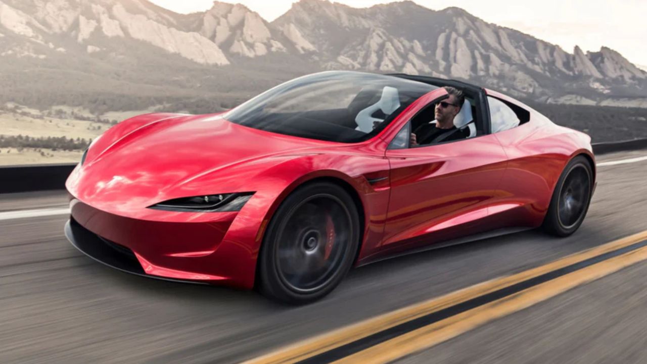 Nowa Tesla Roadster - wizualizacja