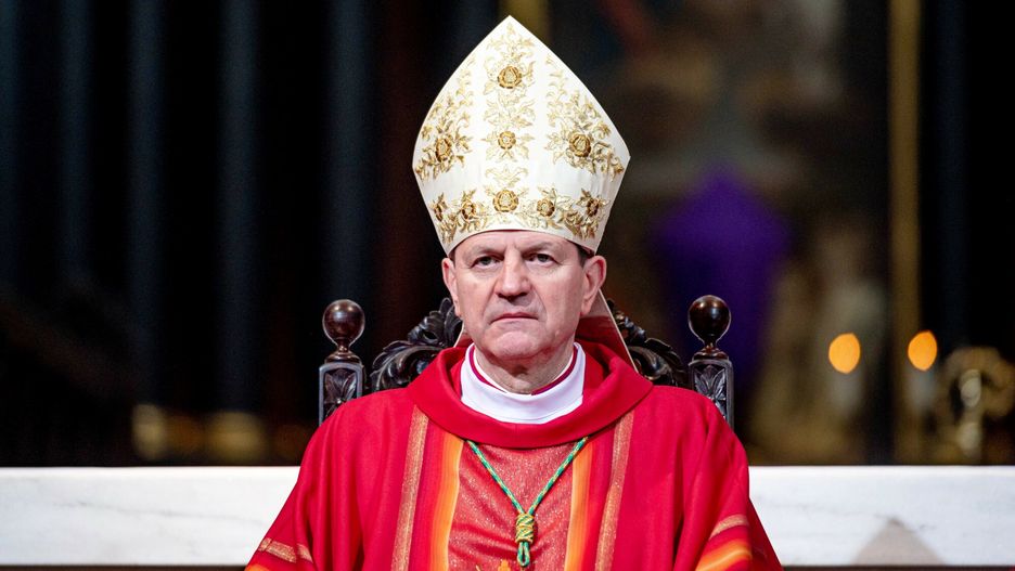 Ingres arcybiskupa Tadeusza Wojdy w Gda?sku
Fot. Piotr Hukalo/East News, Gdansk, 28.03.2021. Ingres nowego metropolity gdanskiego arcybiskupa Tadeusza Wojdy w Archikatedrze Oliwskiej.
N/z: abp. Tadeusz Wojda, metropolita gdanski
Piotr Hukalo