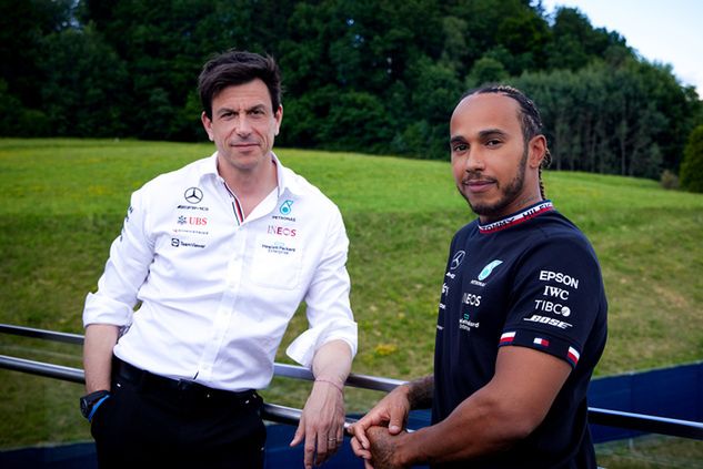 Wolff i Hamilton stworzyli jeden z lepszych duetów w F1