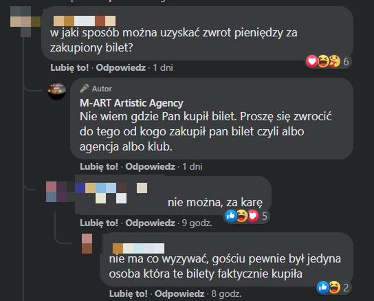 Koncert Tomasza Karolaka został odwołany z powodu "braku zainteresowania" 