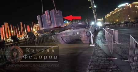 Biedny los zachodniego czołgu. Rosjanie się nad nim pastwią