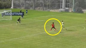 Była 42. minuta. Syn Cristiano Ronaldo przeszedł do historii