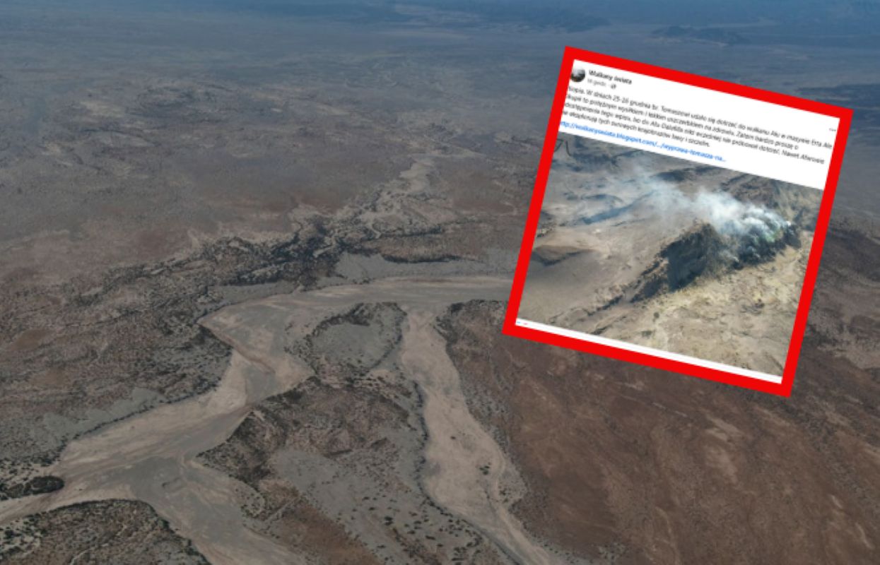 Tajemniczy wulkan Pustyni Danakilskiej. Dotarł tam Polak