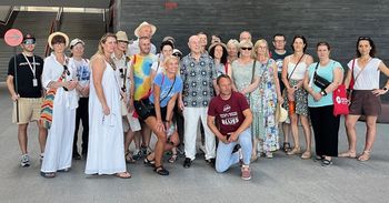 Kierunek GZM i Irek Dudek w Katowicach. Bluesman był gościem organizowanej przez Dziennik Zachodni mikrowyprawy "Katowice w rytmie bluesa".