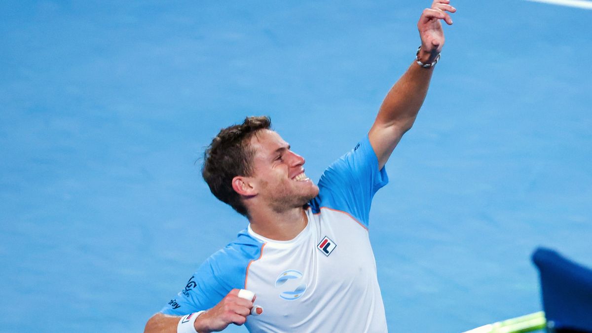 PAP/EPA / DAVID GRAY / Na zdjęciu: Diego Schwartzman