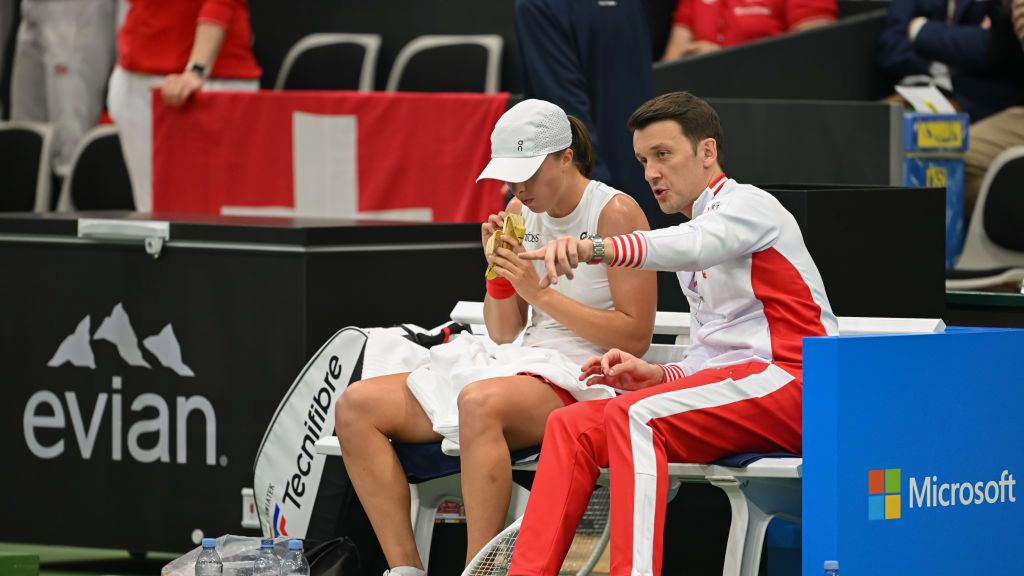 Getty Images / Christian Kaspar-Bartke / Na zdjęciu: Iga Świątek i Dawid Celt