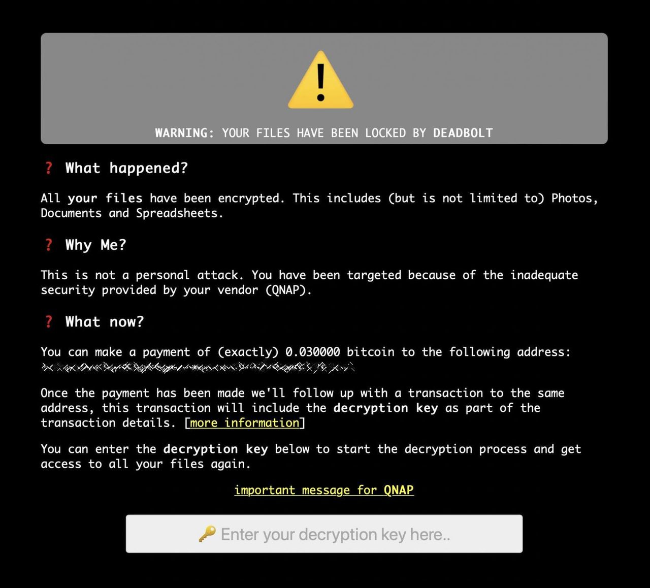 Atak ransomware na NAS-y firmy QNAP