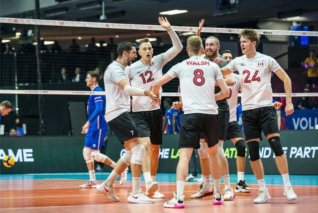 Materiały prasowe/FIVB Na zdjęciu: Reprezentacja Kanady