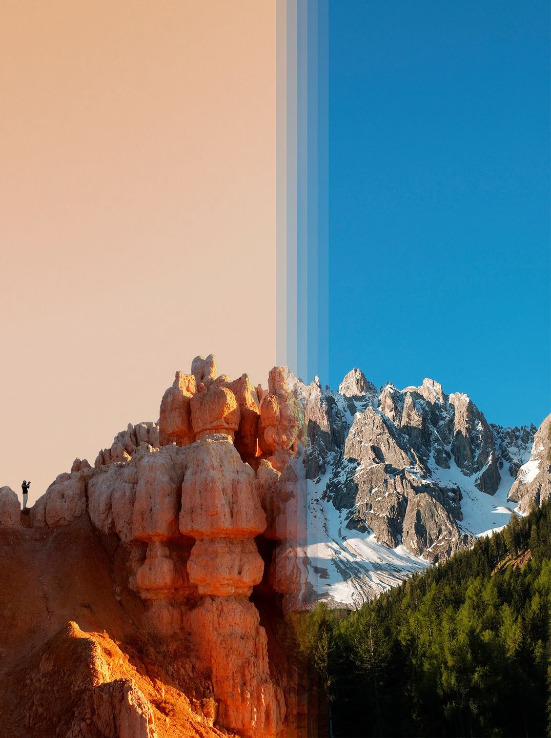 Chanel Cartell i Stevo Dirnberger - para podróżników, którzy robią "Photo Mashups" 12
