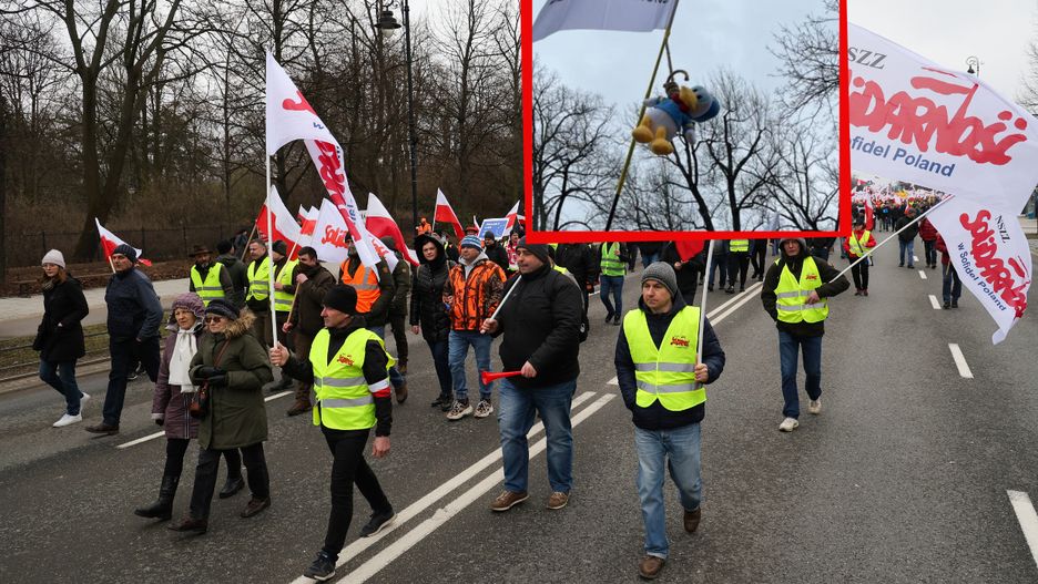 Trwa protest rolników
