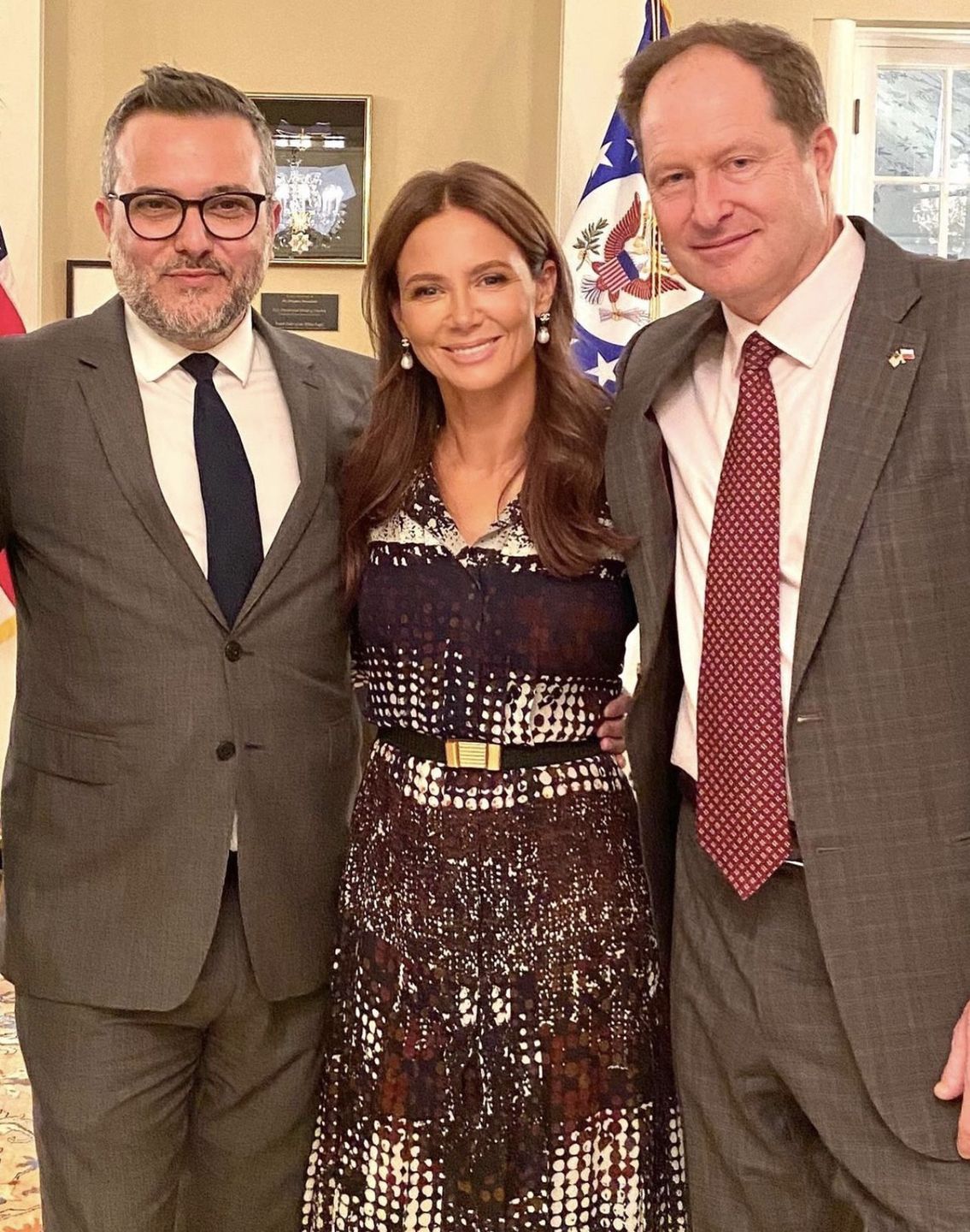 Kinga Rusin WRÓCIŁA do Warszawy i pospieszyła na spotkanie z ambasadorem USA.