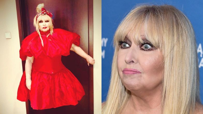 Maryla Rodowicz w czerwonej mini podpadła internautom