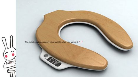 Deska klozetowa z zbudowaną wagą 1