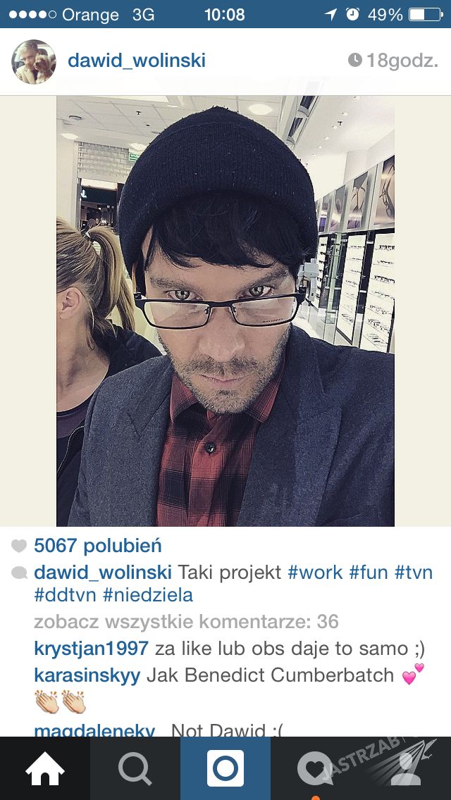 Dawid Woliński
Fotografia: Instagram