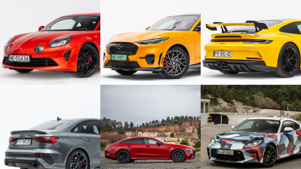 Kandydaci na Sportowy Samochód Roku Wirtualnej Polski 2022