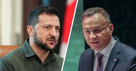 Minister Dudy wił się w odpowiedzi. Padło pytanie o Zełenskiego