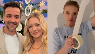 Barbara Kurdej‑Szatan z mężem chwycili za wałek i SAMI WYREMONTOWALI sypialnię. Fajnie wyszło? (FOTO)