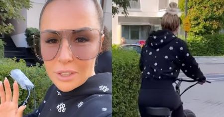 Blanka Lipińska kupiła rower za 20 TYSIĘCY złotych ze specjalnymi ZDOBIENIAMI: "Miały być KUTA*KI, a są..." (ZDJĘCIA)