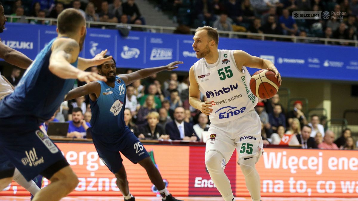 Materiały prasowe / Andrzej Romański / Energa Basket Liga / Na zdjęciu: Łukasz Koszarek