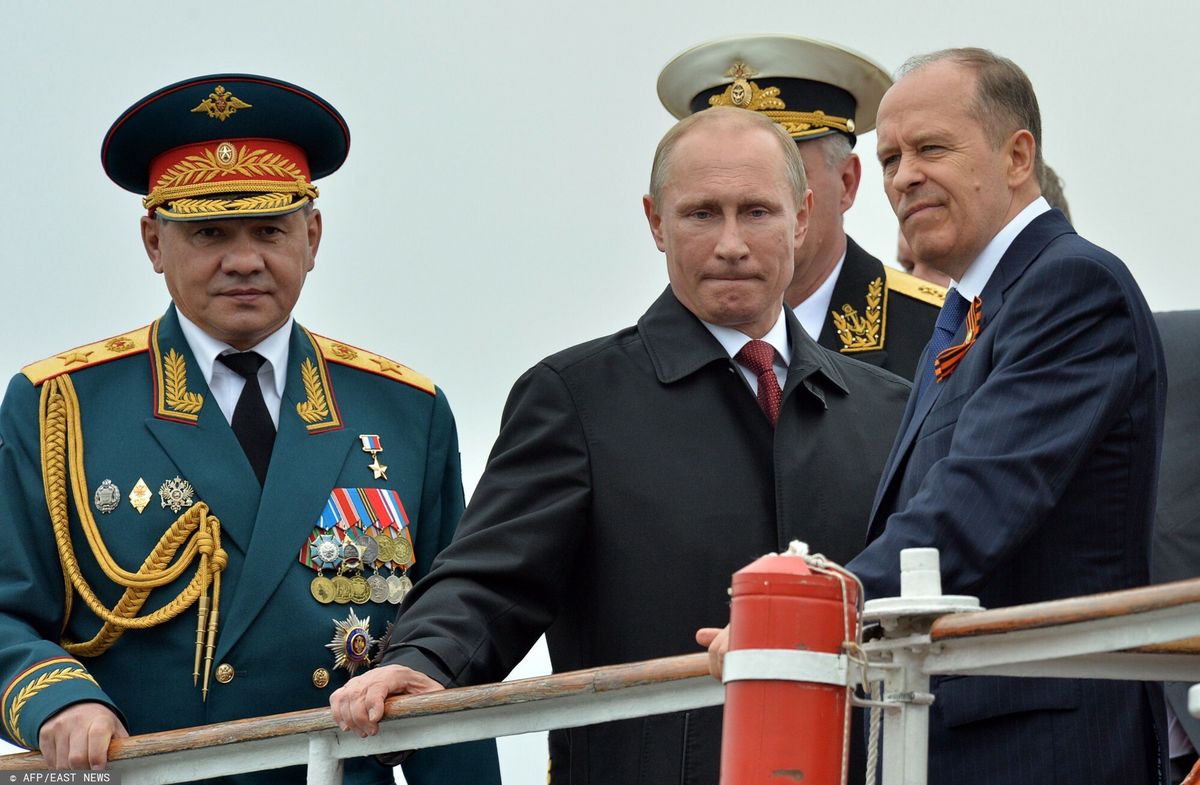 Siergiej Szojgu, Władimir Putin i szef FSB Aleksander Bortnikow