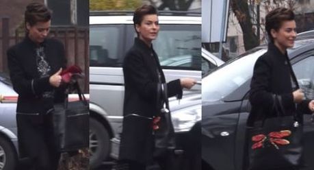 Danuta Stenka płaci za parking