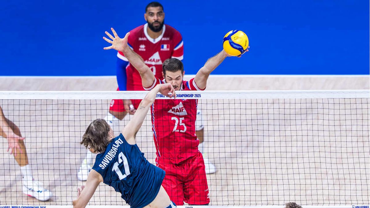 Materiały prasowe / Volleyball World / Mecz MŚ 2025: Francja - Finlandia