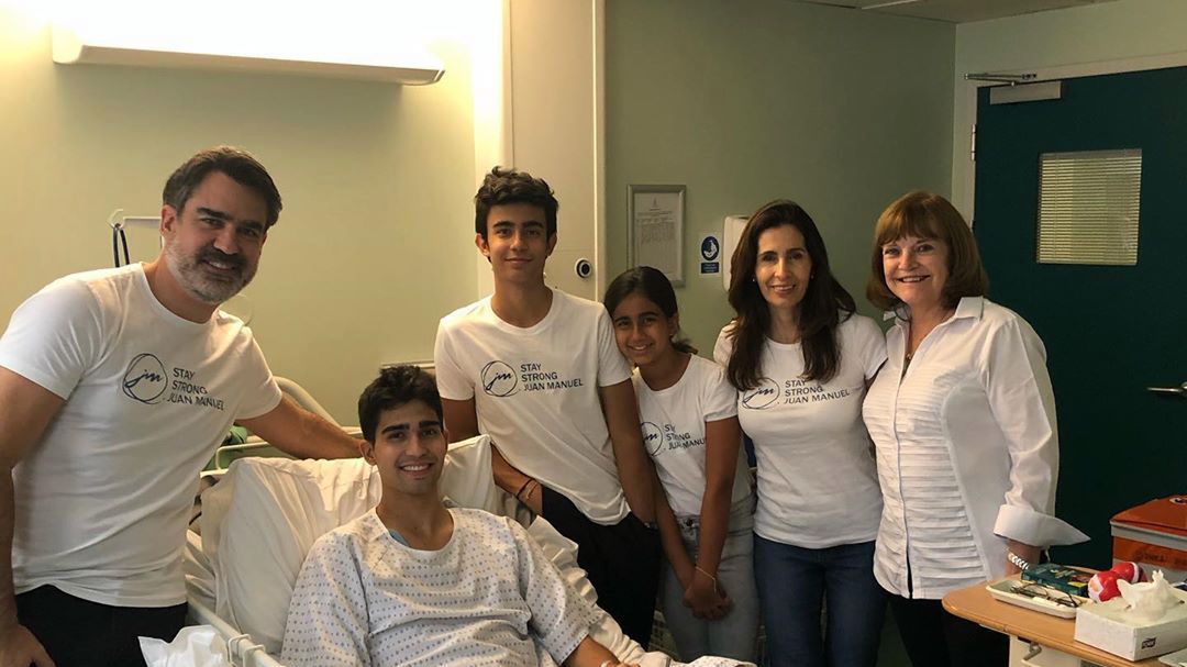 Zdjęcie okładkowe artykułu: Instagram / juanmanuelcorrea / Na zdjęciu: Juan Manuel Correa w szpitalu