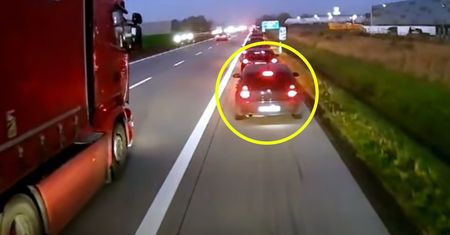 Nagranie z A4. Chciał "donieść" na BMW. Ludzie łapią się za głowy