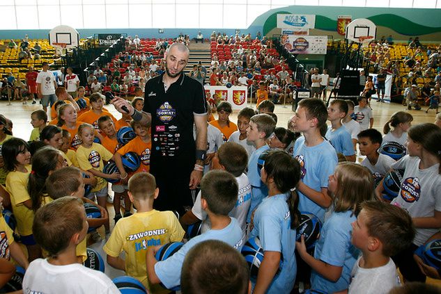 Marcin Gortat Camp w Krośnie przyciągnął tłumy dzieci