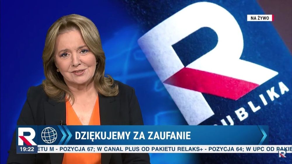 Danuta Holecka na antenie TV Republika
