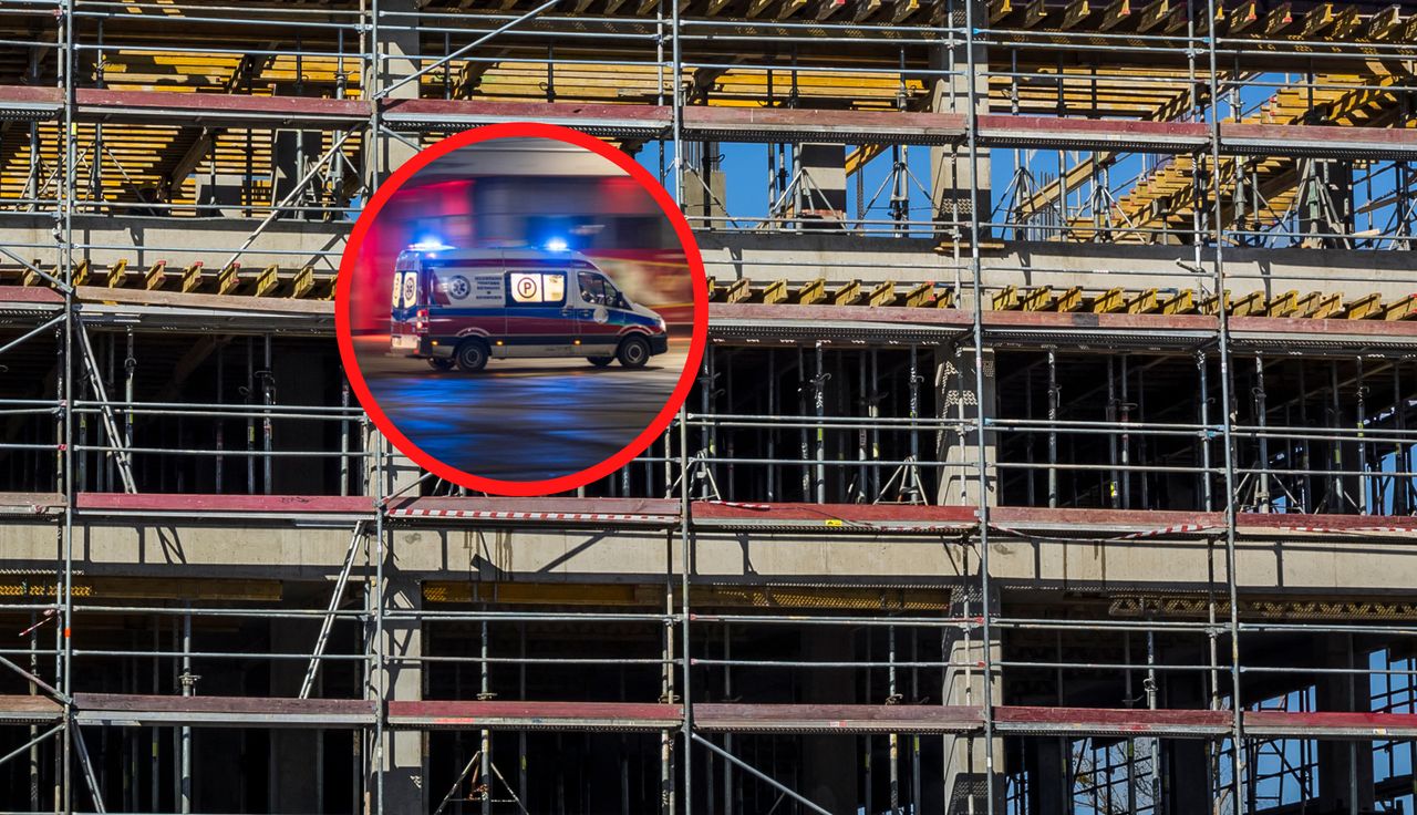 Pracował na budowie. Tragedia. 29-latek nie żyje