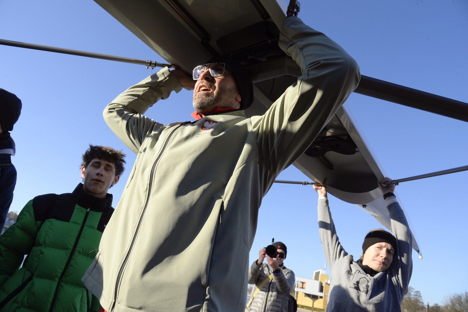 Minister sportu, Jakub Rutnicki, w Poznaniu