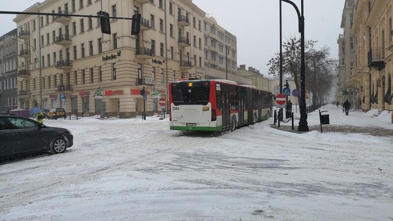 ZTM MPK LUBLIN KOMUNIKACJA MIEJSKA ŚNIEG