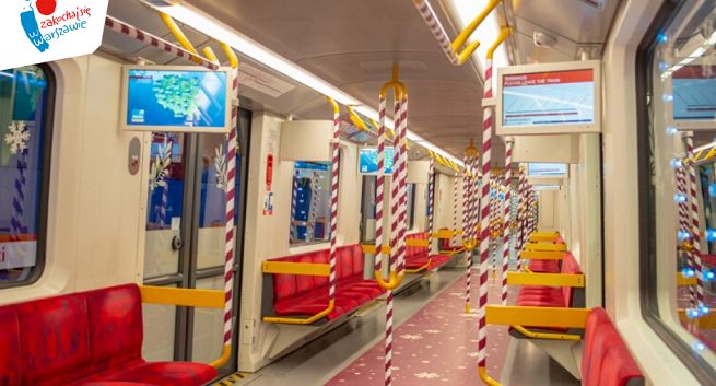 "Świąteczne metro" wraca do Warszawy
