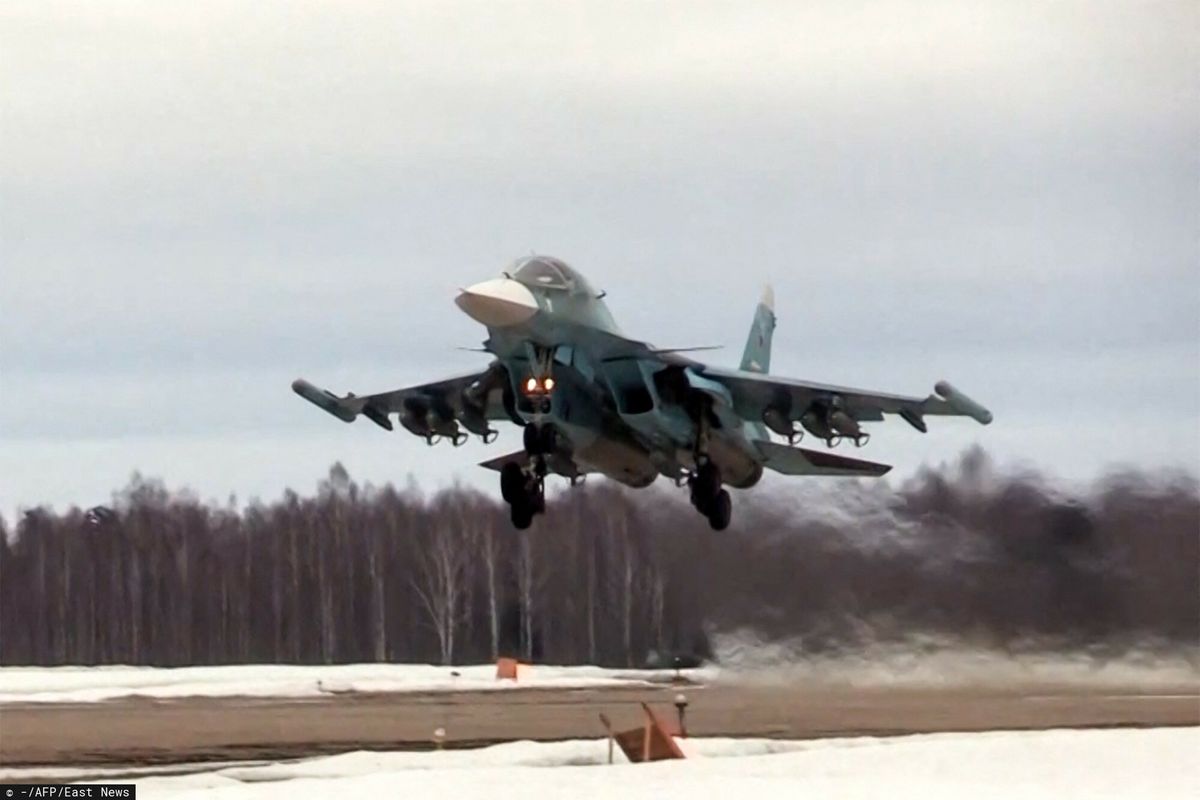 Rosyjski myśliwiec bombardujący Su-34 
