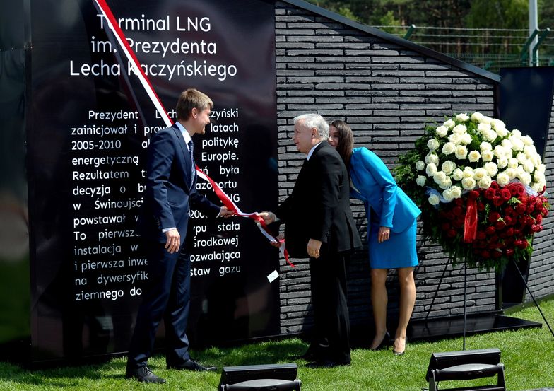 Kaczyński: budowa gazoportu LNG zmienia pozycję Polski