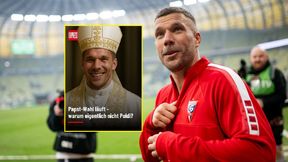 "Miałby nasz głos". Zrobili z Podolskiego... papieża