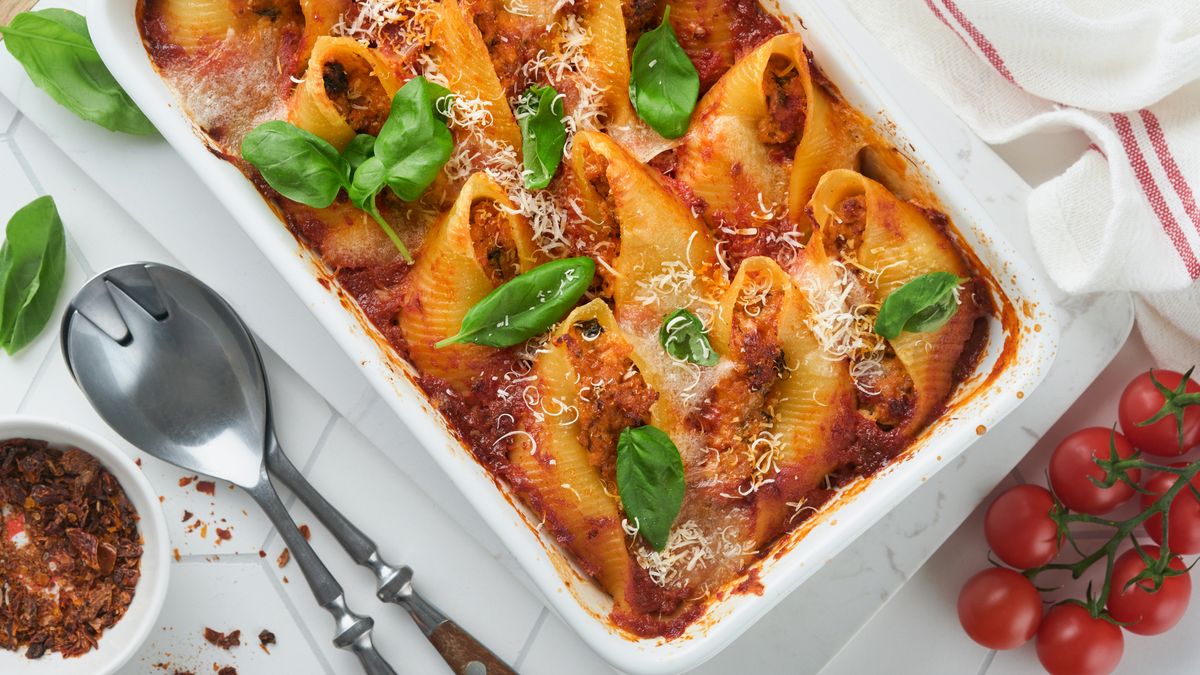 Do faszerowania makaronu idealne jest mielone mięso.