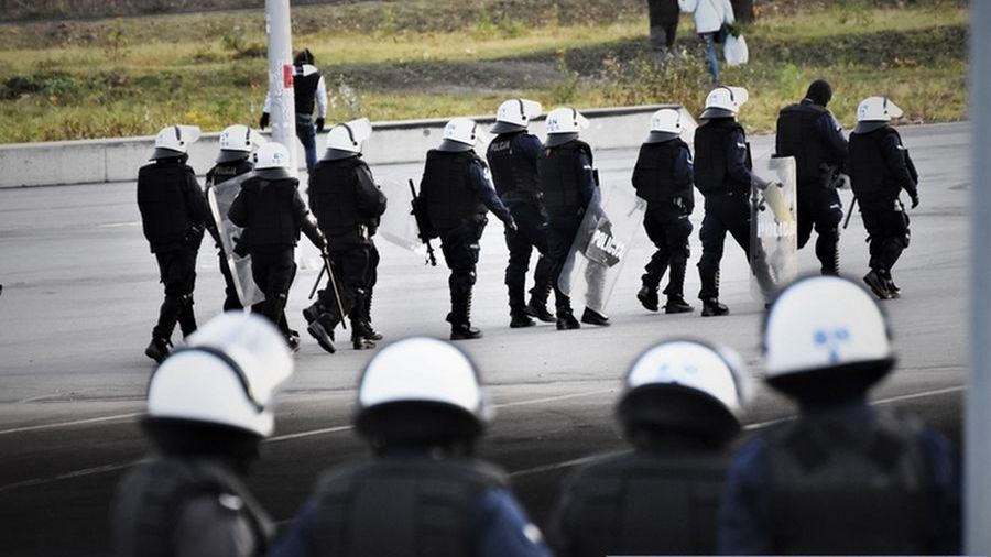 Materiały prasowe / wroclaw.policja.gov.pl / Zabezpieczenie meczu pomiędzy Śląskiem Wrocław, a Legią Warszawa