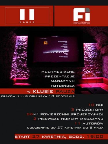 Multimedialne prezentacje Magazynu FotoIndex w Krakowie